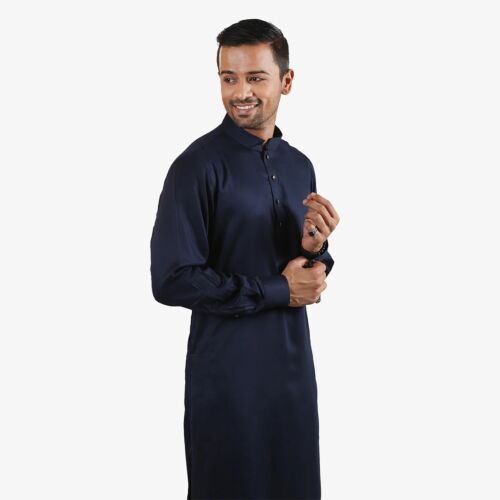 Orcasta Men’s Premium Black Ethnic Panjabi