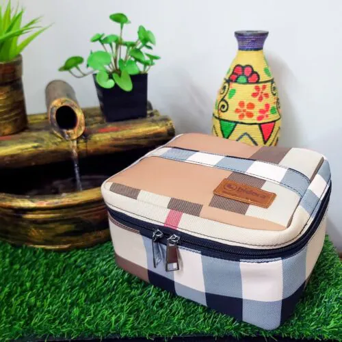 Bidora Lira Plaid Organizer Bag