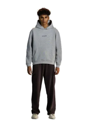 Vibes Signature Grey Hoodie-M