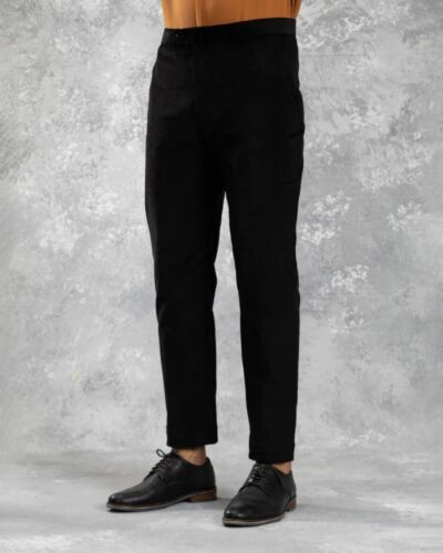 Corduroy Formal Pant Black