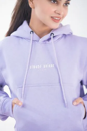 Solid premium hoodie-Lavender -XXL