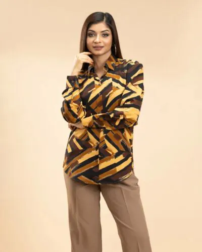 IZAVA Printed Shirt Cheetah-L