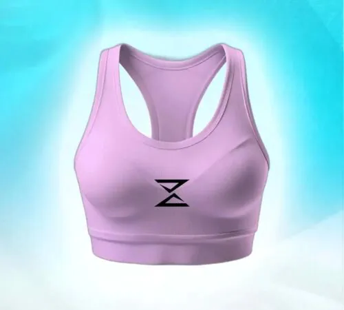 Sports Bra-Light Purple-XXL