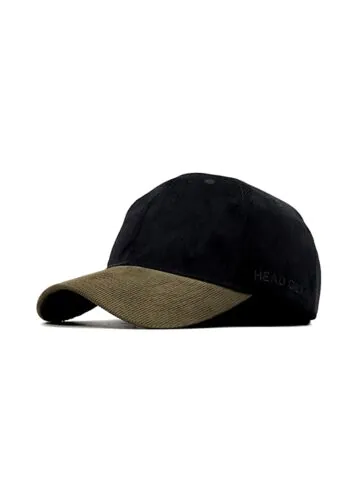 HEAD GEAR BLACK OLIVE DUAL TONE CORD CAP