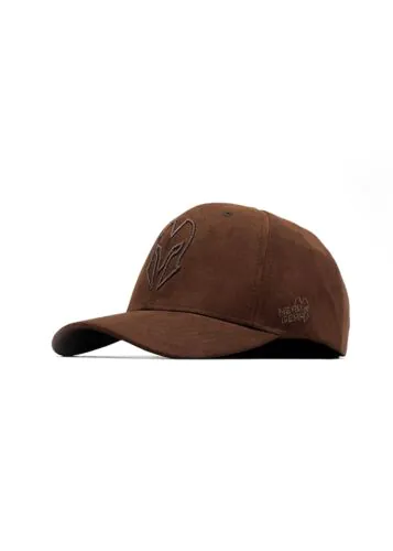 HEAD GEAR CHOCOLATE SUPER SUEDE CURVED VISOR CAP