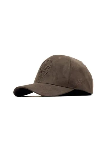 HEAD GEAR COFFEE SUPER SUEDE CURVED VISOR CAP