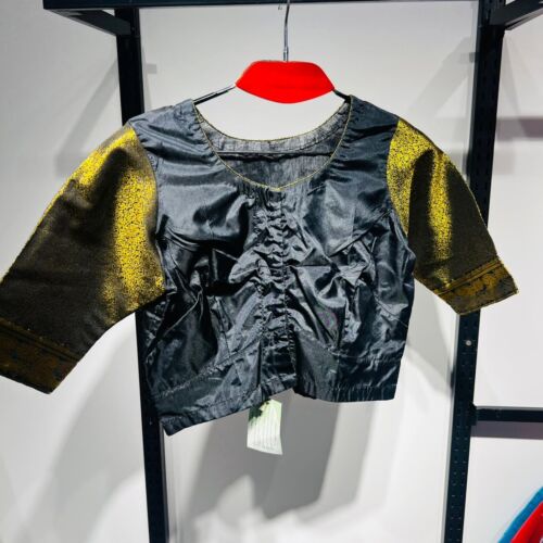 Golden Aura Satin Blouse