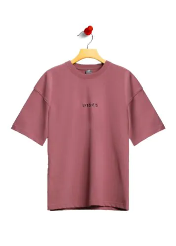 Solid Wistful Mauve Drop Shoulder-2XL