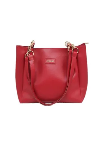 Urban Stroll Tote-Solid-Maroon