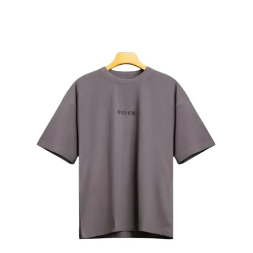 Solid Grey Drop Shoulder 