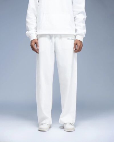 Vibes Baggy White Sweatpant