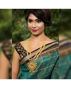 Royal Peacock Short Necklace Set