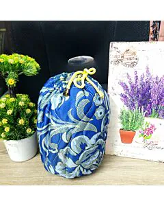 Blue Lotus Dirham Bag