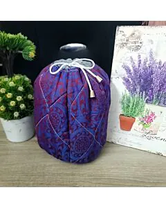 Royal Blue Paisley Dirham Bag