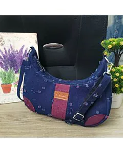 Maria-Vintage Leaf Satchel Bag