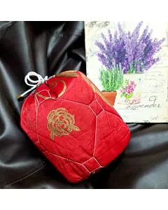 Crimson Bloom Dirham Bag