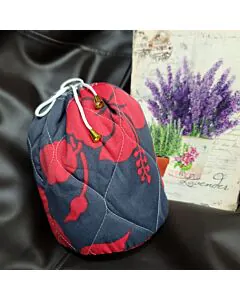 Rose Petal Velvet Dirham Bag