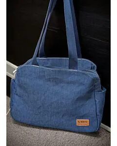 Gardenia Bag-Denim Blue Tote 