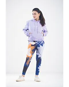 HOODIE AND TROUSER-Lavender & Blue