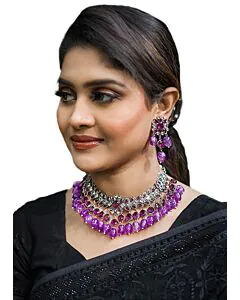 Amethyst Allure Necklace Set