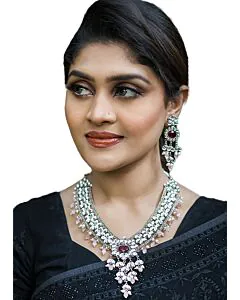 Crimson Radiance Necklace Set