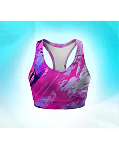 Sports Bra-Vibrant Splash