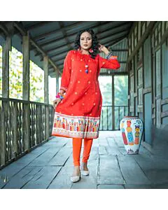 Scarlet Essence Cotton Kamiz
