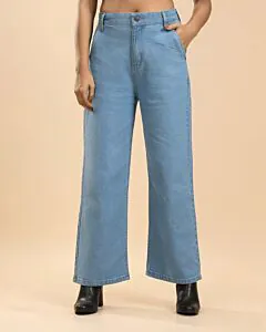 High Waisted Women’s Jeans Sky Blue