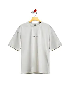 Solid White Drop Shoulder