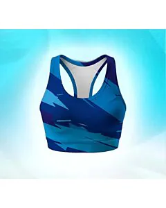 Premium Spors Bra-Dynamic Blue