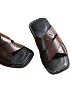 Premium Sandals Cross Belt V2 Brown