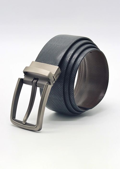 REZUME Pez Italian Leather Reversible Belt Black & Brown