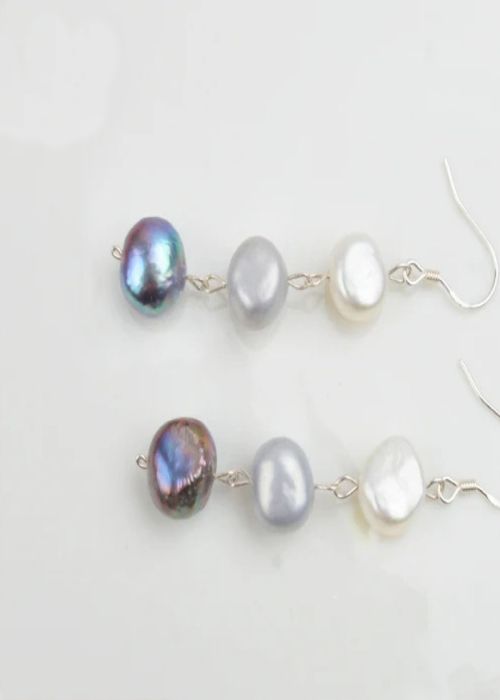 Baroque Pearl Long Earrings