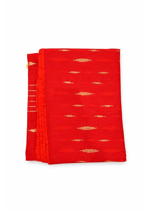 Red Jamdani Saree