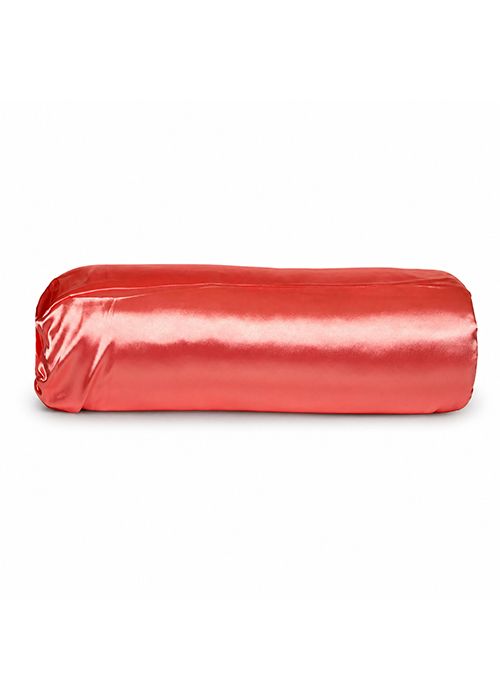Red Satin Bolster Case