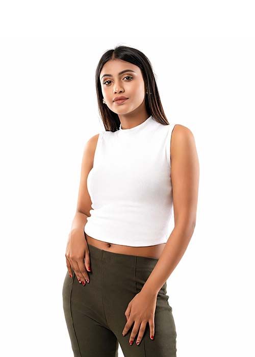 Women’s Mock Neck Tank Top