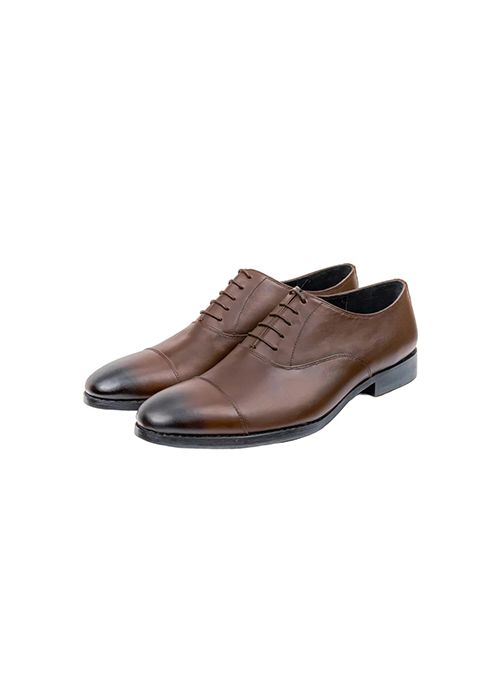 Classic Leather Cap Toe Oxford Lace-Up Dress Shoes