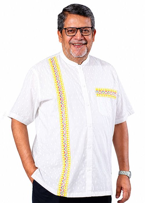 Snowcrest Tribal Trim Cotton Fatua
