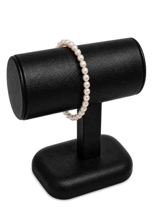 Natural Freshwater Pearl Elastic Anklet for Women