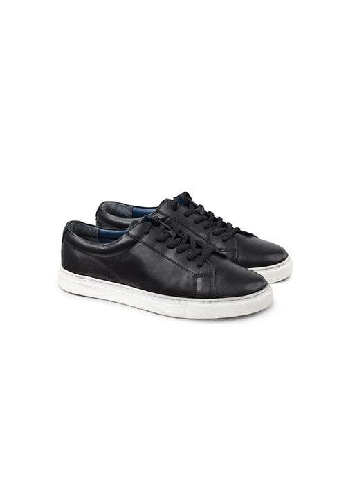 Men’s Black Leather Classic Sneaker