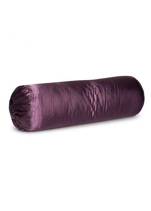 Cyber Grape Satin Bolster Case