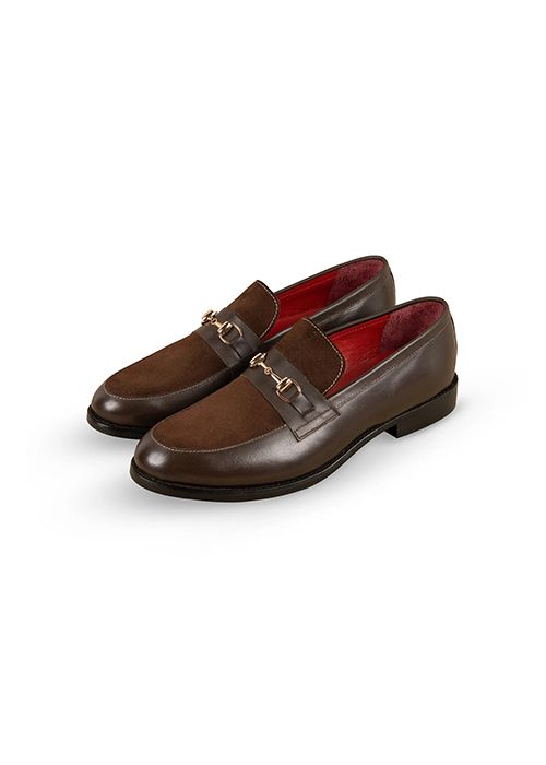 Men’s Brown Leather Horsebit Loafer