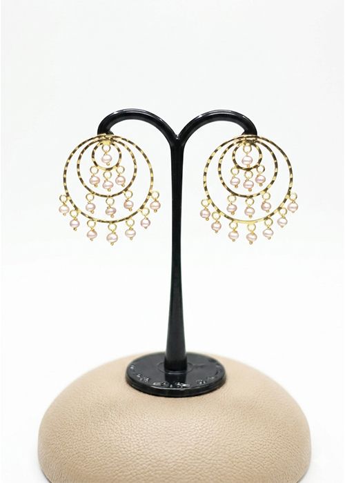 Exclusive Round Pearl Earrings
