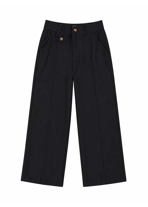 Unisex Twill Baggy Wide Leg Pants