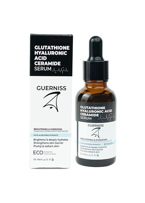 Guerniss Glutathione Hyaluronic Acid Ceramide Serum – Brightening & Hydrating