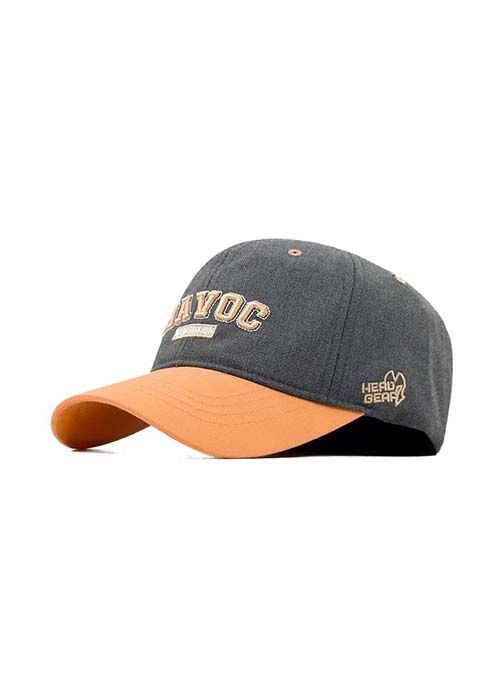 Grey Melange Twill Havoc Embroidered Baseball Cap