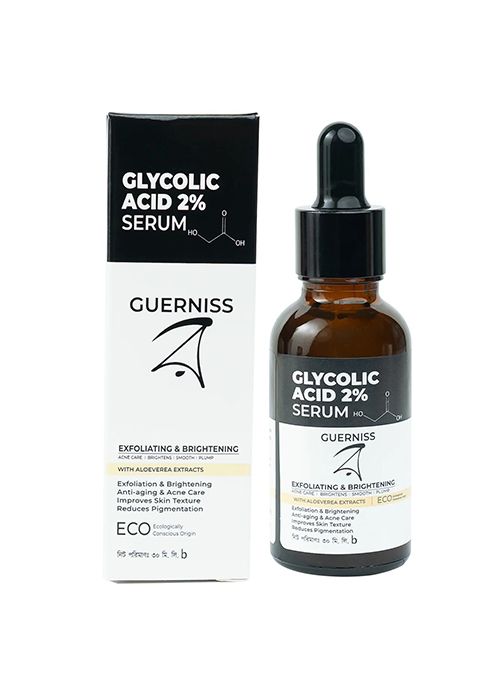Guerniss Glycolic Acid Serum – Exfoliating & Brightening Skin