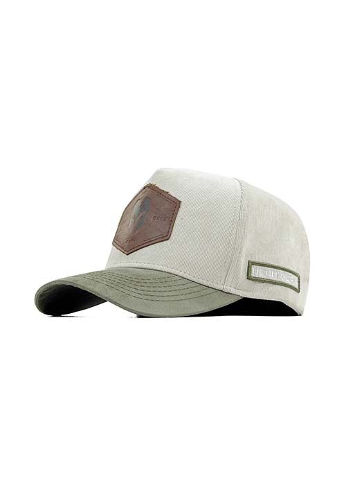 Off-White Cord Leather Patch High Crown Cap
