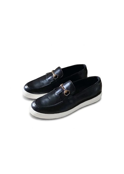 Men’s Leather Horsebit Slip-On Loafers
