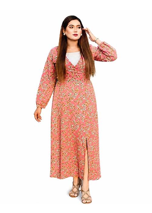 Pink Floral Skirt & Top Co-Ord Set